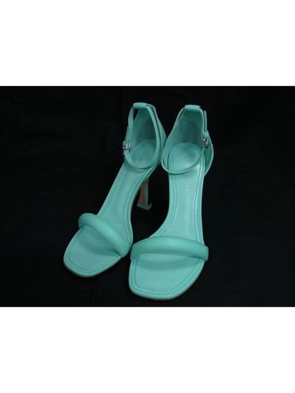 Louis Vuitton Leather Heels Shoes Mint Green